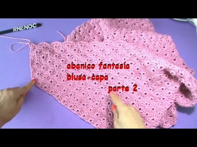 Blusa triangular, fácil de tejer GANCHILLO PARTE 2