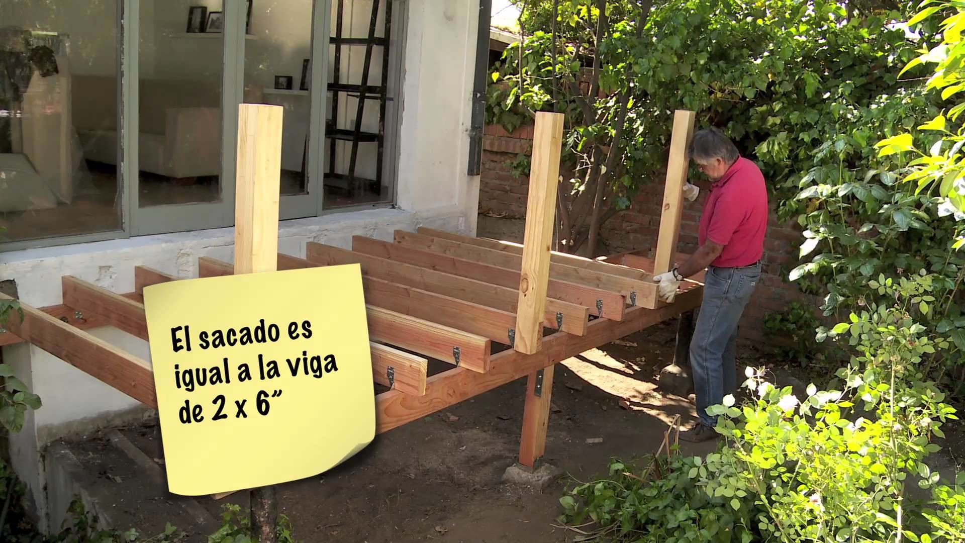 ¿Cómo construir una terraza de madera?
