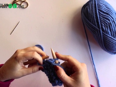 Aprende a tejer con dos agujas