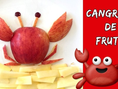 Cangrejo de fruta * MERIENDAS FÁCILES y rápidas para niños