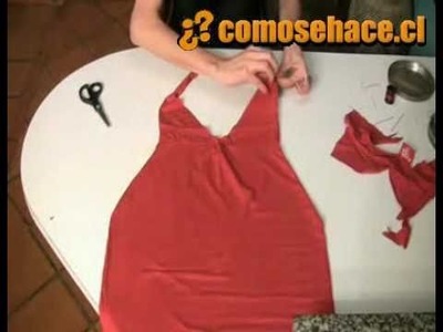 Como convertir una camisa en un vestido ♥ SUSCRIBETE!!