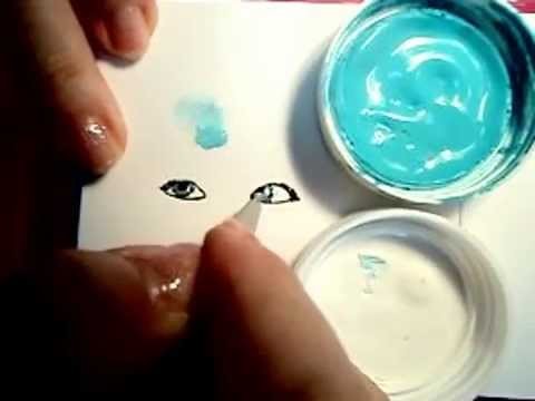 Como crear ojos adhesivos para muñecas