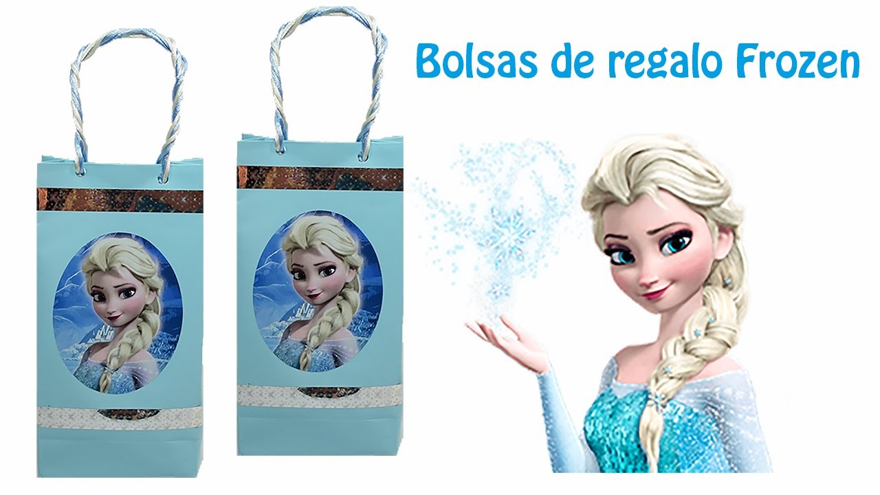 Como hacer Bolsas de  regalo de Frozen