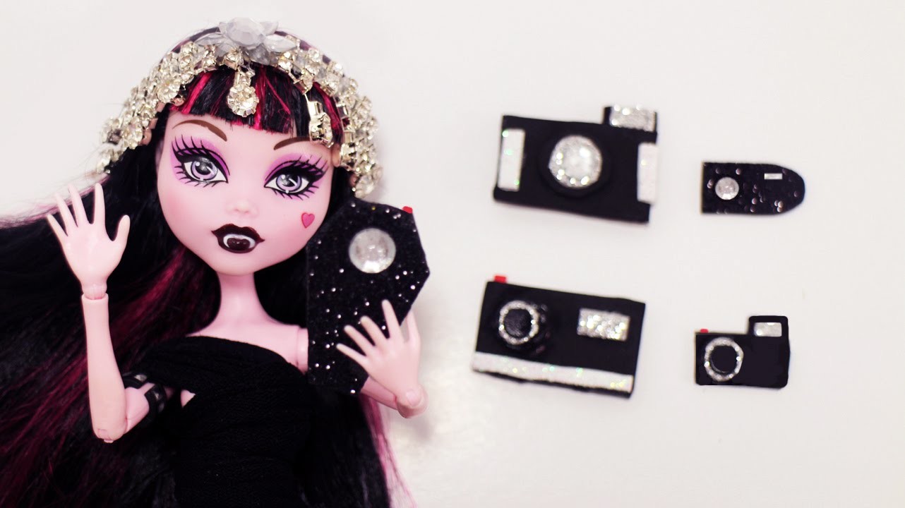 Cómo hacer una Cámara Fotográfica para tus muñecas - Manualidades para muñecas