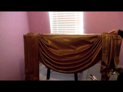 Cómo hacer una cortina drapeada Parte 3.3 - Cómo instalar la cortina - La receta de la abuelita