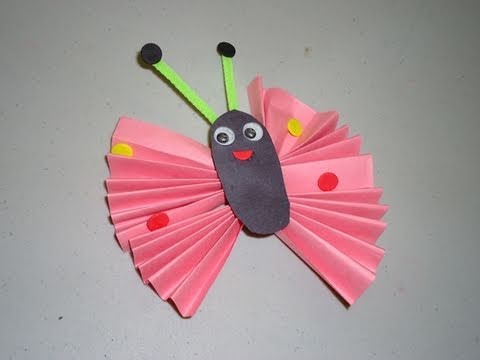 Episodio #569- Cómo hacer una mariposa con papel de construccion