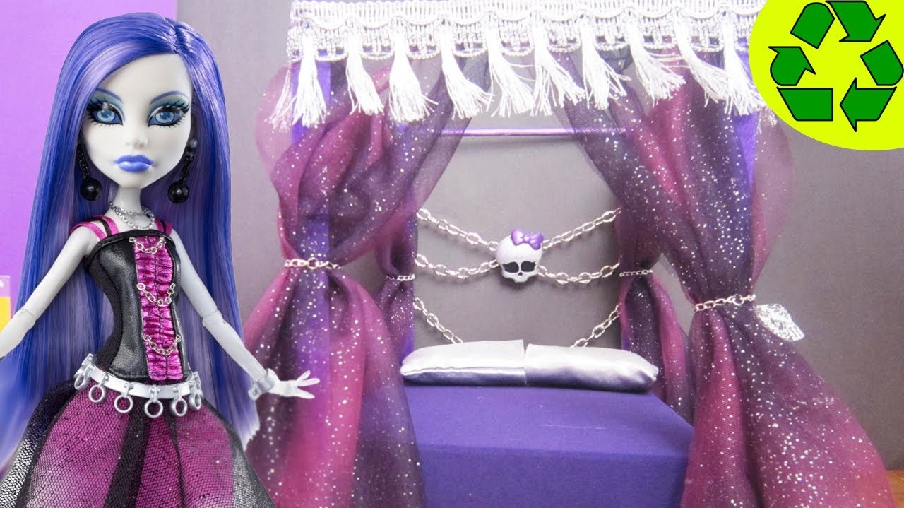 Manualidades para muñecas: Haz  una cama inspirada por la muñeca de Monster High Spectra