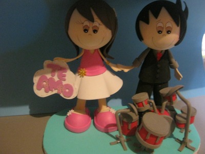 Nuevos Fofuchos Musicos Baterista Percusionista Artfoamicol Moldes Patrones