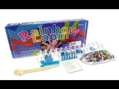 Rainbow Loom: Kit para elaborar brazaletes con bandas de caucho