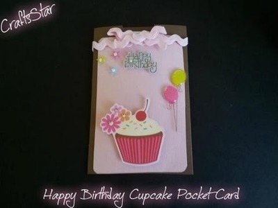 Tarjeta De Cumpleaños (Cupcake Pocket Card)