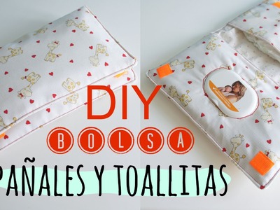 DIY. Bolsa para pañales y toallitas de bebe. Pinafili Films