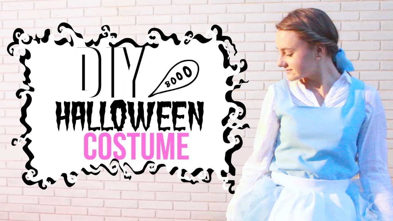 DIY Halloween Costume! Belle Beauty and the Beast Costume, Makeup & Hairstyle | Lorena Calvo