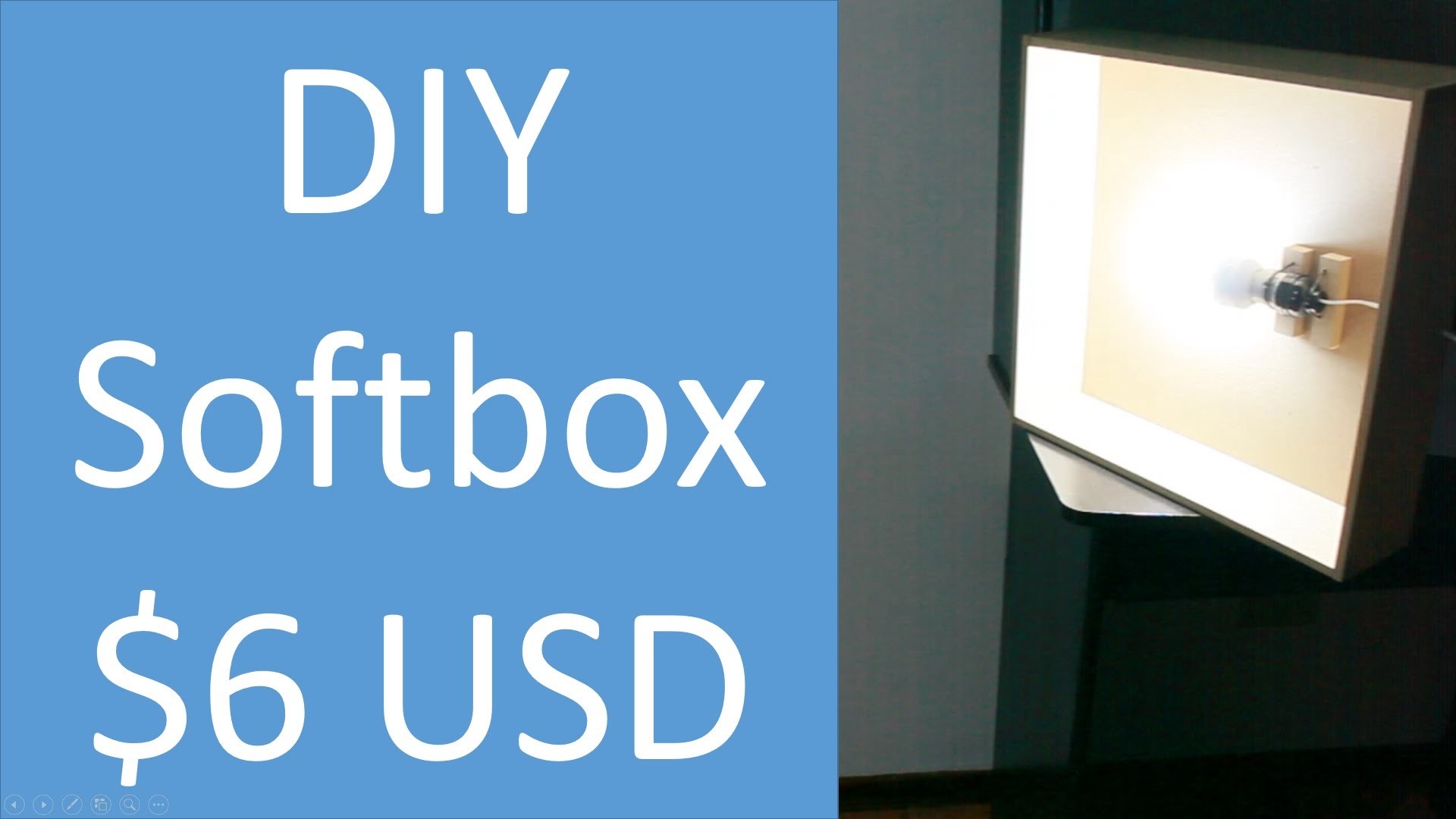 DIY Softbox Lighting