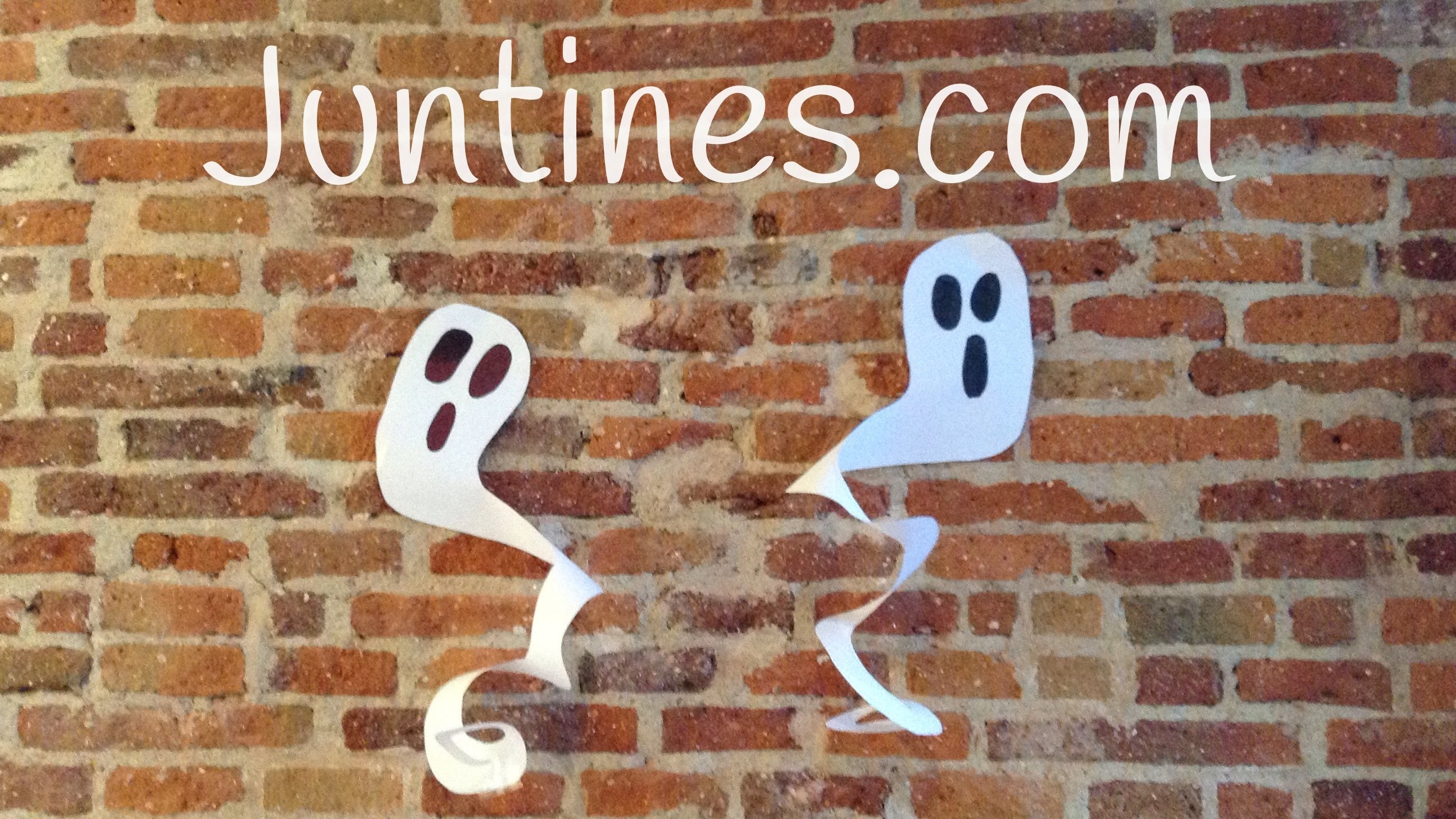 Fantasmas de papel - Manualidades para Halloween