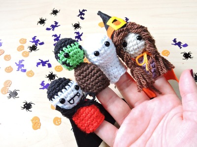 Halloween DIY: Marionetas amigurumi - Halloween fingers puppets