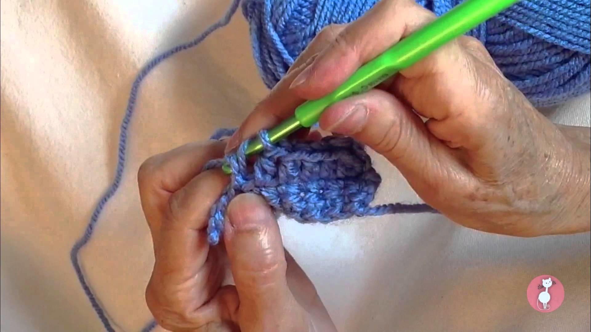 Punto alto crochet
