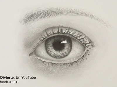 Cómo dibujar un ojo realista a lápiz- Arte Divierte.