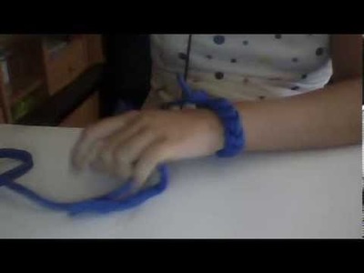 Como hacer pulseras de trapillo
