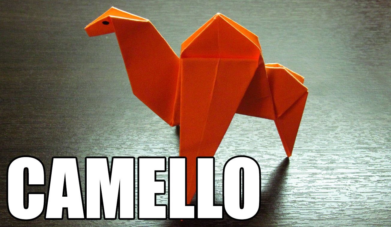 Como hacer un CAMELLO DE PAPEL | Origami de Animales paso a paso (Muy Fácil)