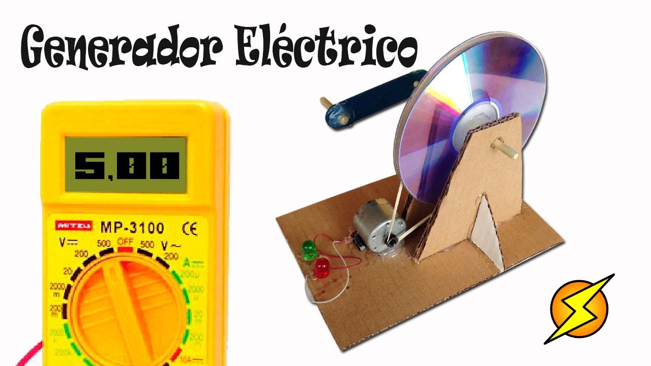Como Hacer un Generador Eléctrico Casero (Energía gratis)