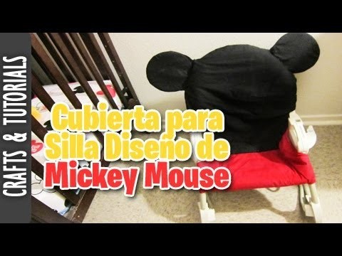 Cubierta para Silla Diseño de Mickey Mouse (Decoracion del cuarto) Los290ss