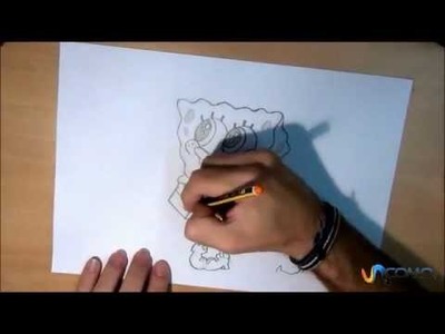 Dibujar a Bob Esponja - How to draw SpongeBob SquarePants