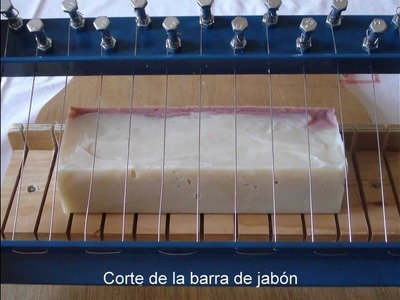 Diferentes maneras de cortar una barra de jabón artesano.