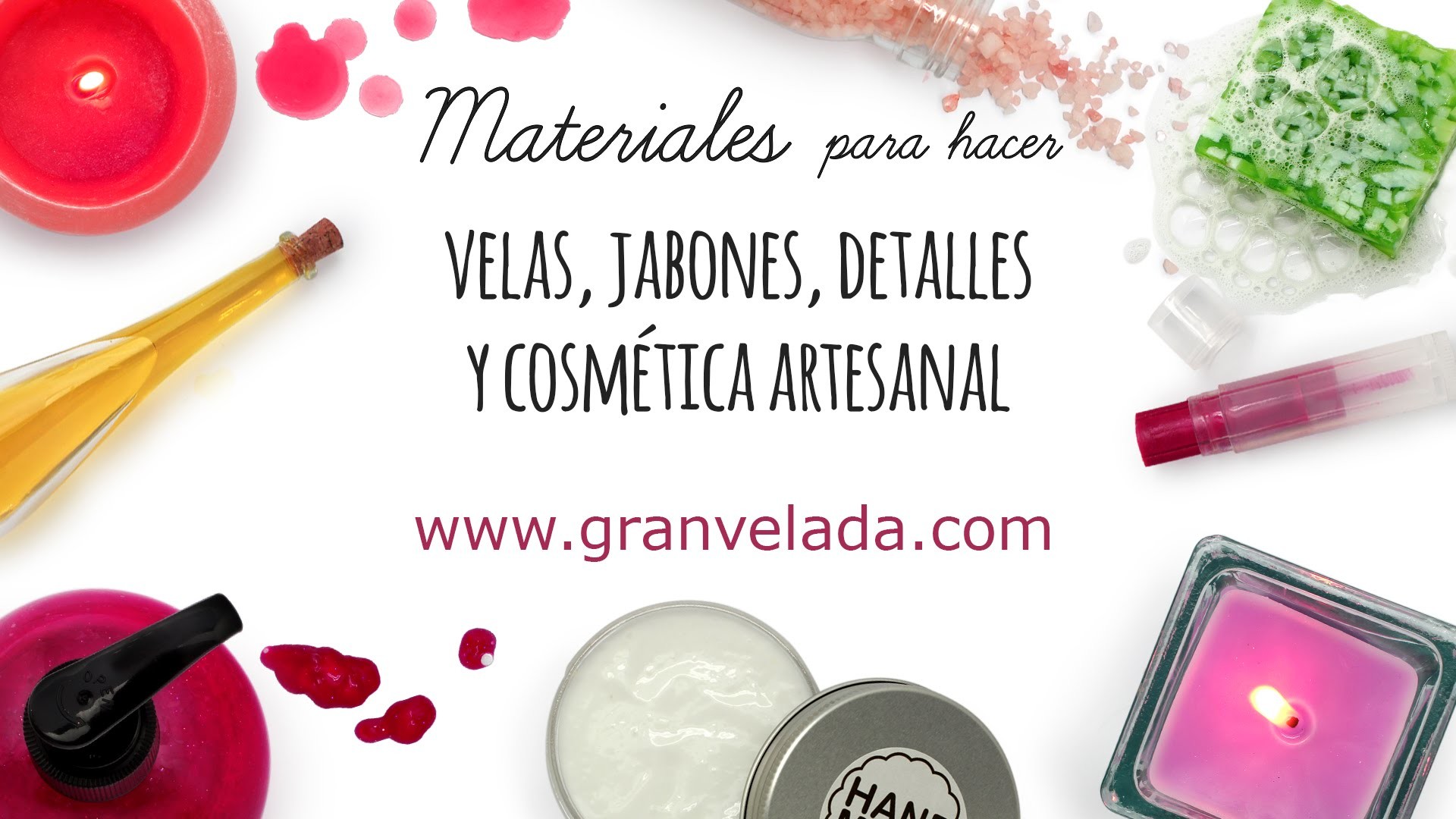 GranVelada.com tienda online de materiales para hacer cremas, cosmética casera, jabones DIY y velas