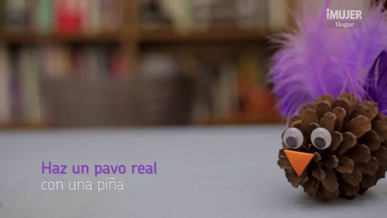 Haz un Pavo real con una piña | manualidades para niños | @iMujerHogar