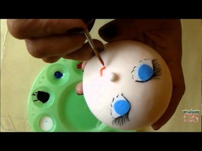 Manualidad: Cómo hacer una cabeza de muñeca con porcelana fría