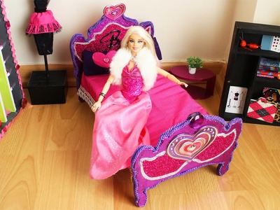 Manualidades para muñecas: Haz una cama para tu muñeca BARBIE