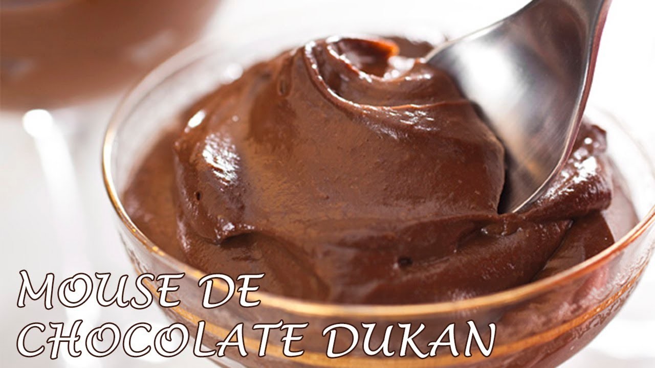 Mousse de Chocolate Dukan - Dukan Chocolate Mousse - Receta Fase Crucero