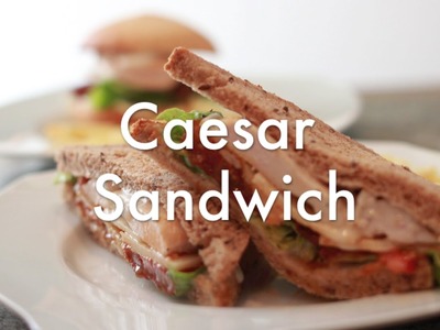 Sandwich César - Recetas de Sandwiches