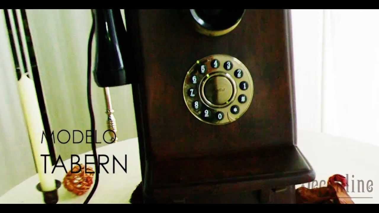 Teléfono antiguo estilo Vintage, modelo Tabern