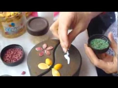 Trailer arte con semillas