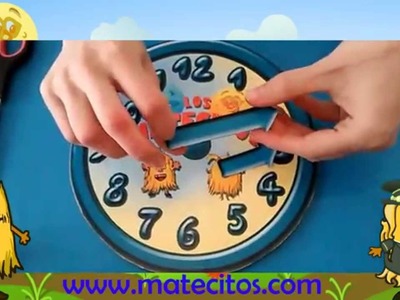 Www.matecitos.com: 1º de Primaria Manualidad El Reloj