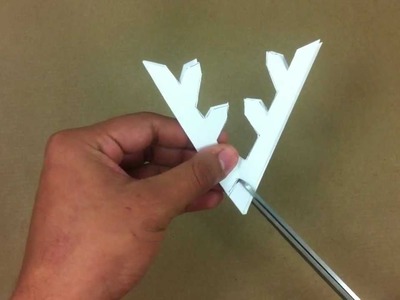 Copo de nieve de papel - Papiroflexia fácil