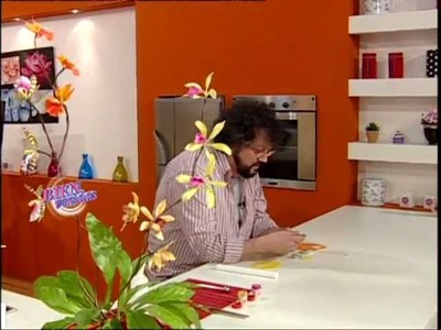 Jorge Rubicce - Bienvenidas TV - Miniorquídeas en Porcelana Fría