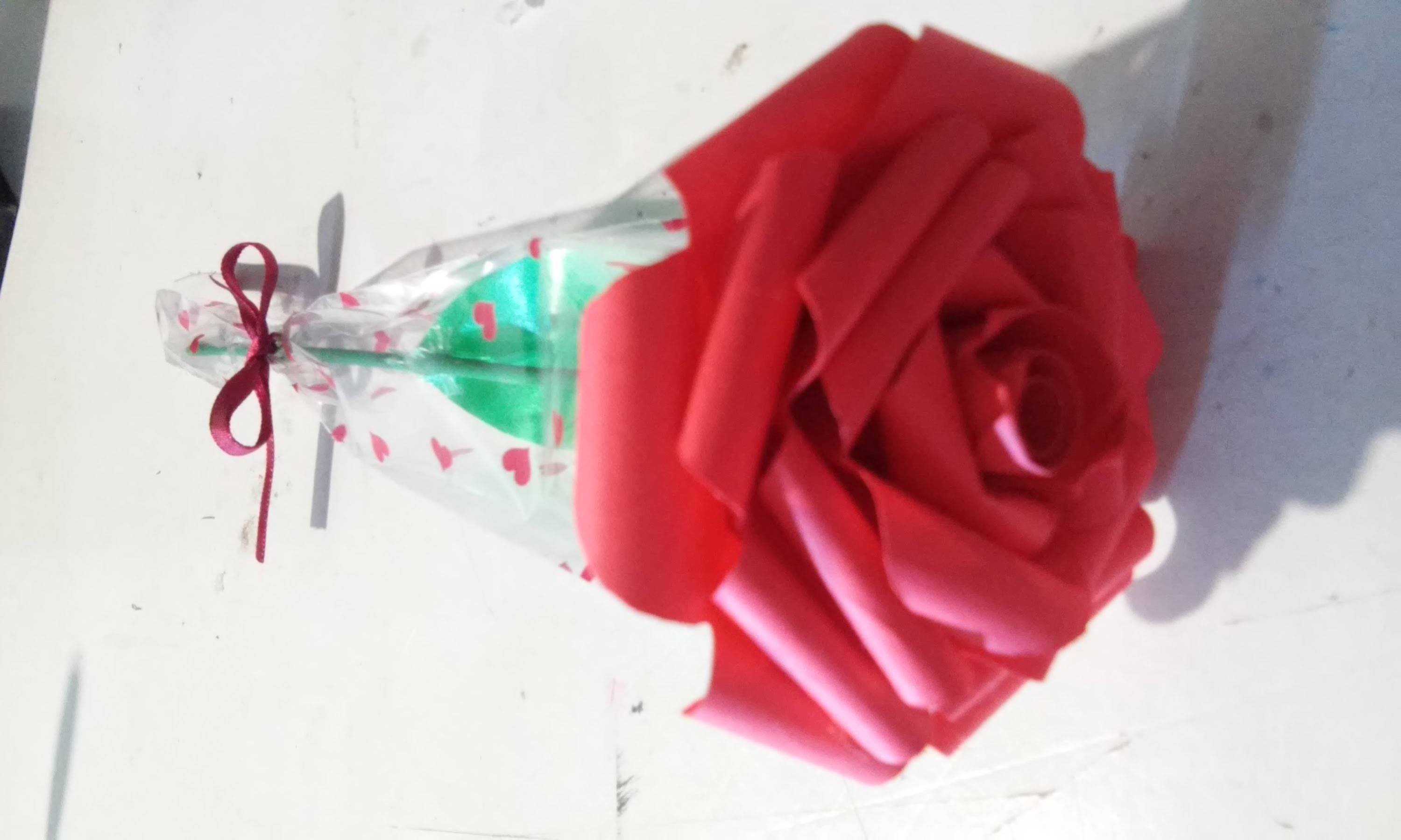 Rosa de papel | regalo para mamá