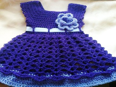 Vestiditos de bebe Tejidos en crochet o Ganchillo ( ideas y diseños )