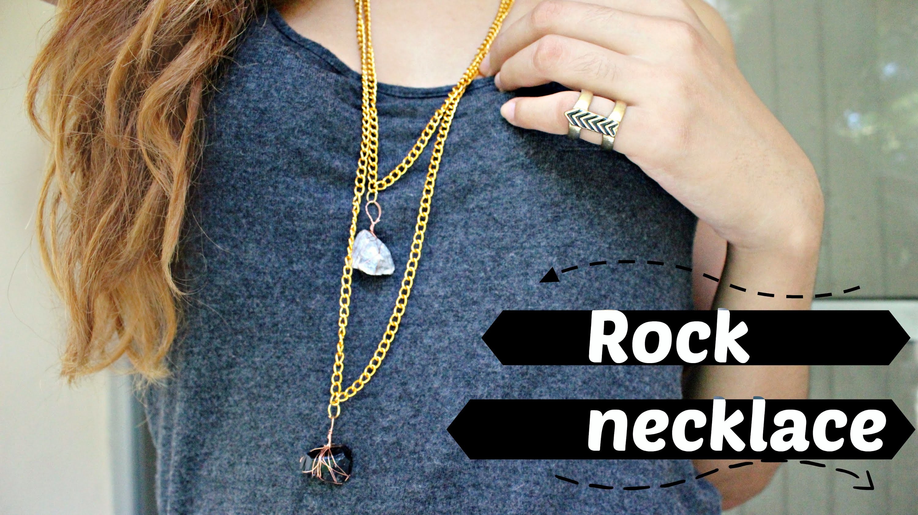 DIY- Rock Necklace -♥Angy