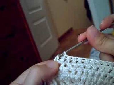 Haciendo ganchillo