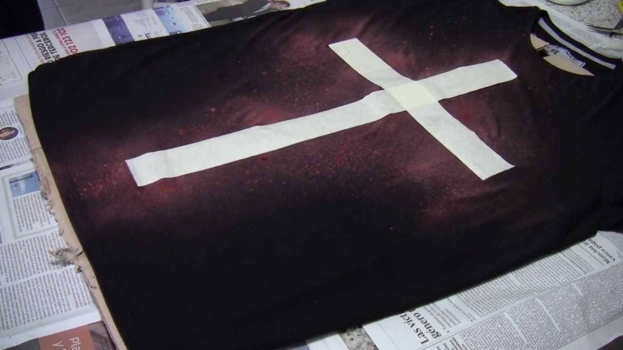 HOW TO: Bleached Cross T-Shirt