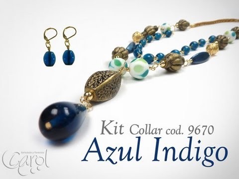 KIT 9670 Kit Collar azul indigo