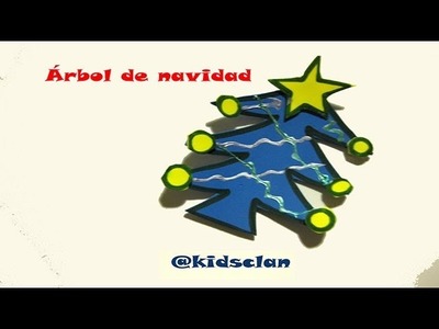 Manualidades infantiles - Árbol de Navidad