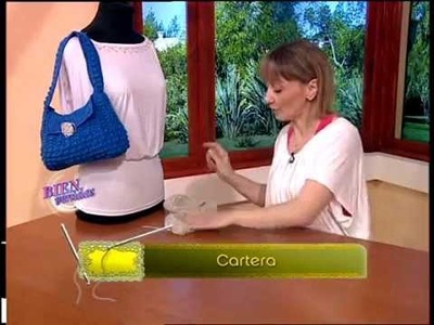 Mónica Somma - Bienvenidas TV - Teje en crochet una Cartera.