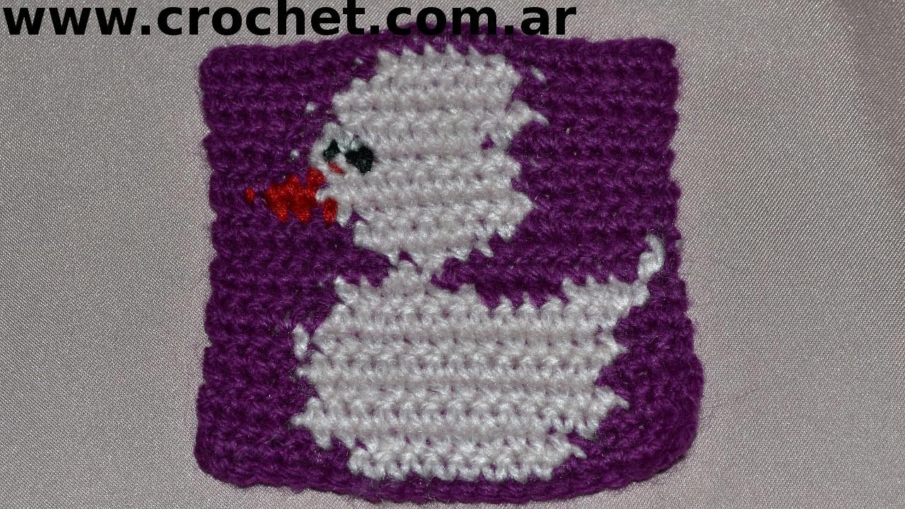 Motivo N° 12 en tejido crochet tutorial paso a paso.
