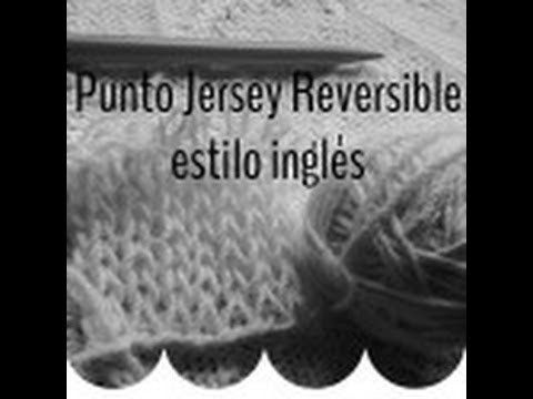 Punto Jersey Reversible al estilo inglés - Soy Woolly