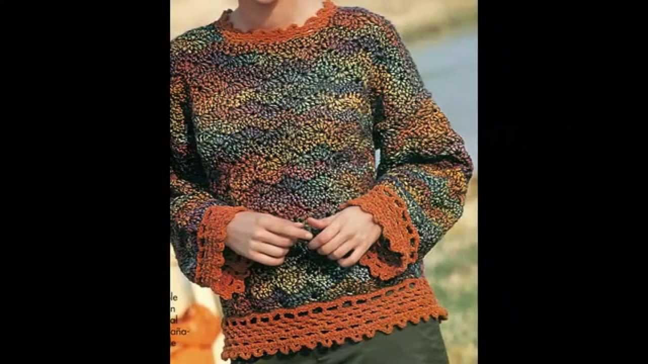 Suéter Cerrado a Crochet