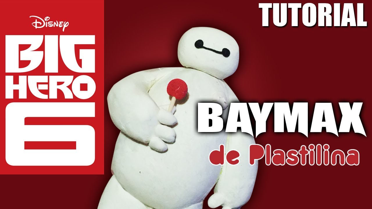 Tutorial Baymax (Big Hero 6) de Plastilina. clay. porcelana fria. cold porcelain